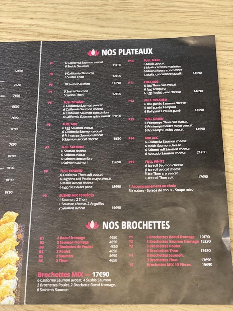 Sabaidi Sushi & Thaï - Menu Image 2